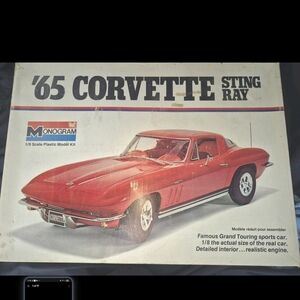 Red Corvette Sting Ray Sculpture
